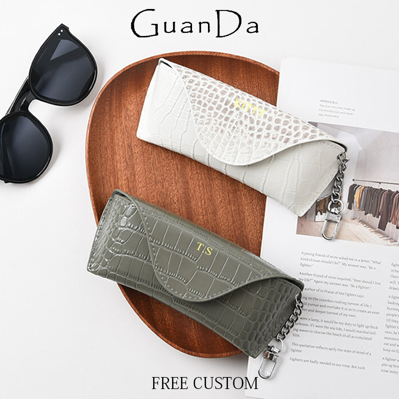 고급 천연 가죽으로 제작된 맞춤형 이니셜 안경 케이스, - Sunglass Retainer Cord 리뷰 및 가격