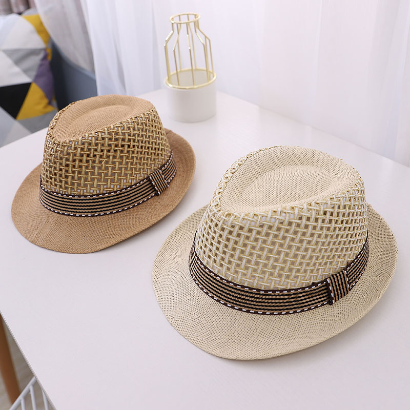 어린이 패션 재즈 모자, 시원한 통기성 빨대 모자, 패 - Bucket Hat Straw 리뷰 및 가격